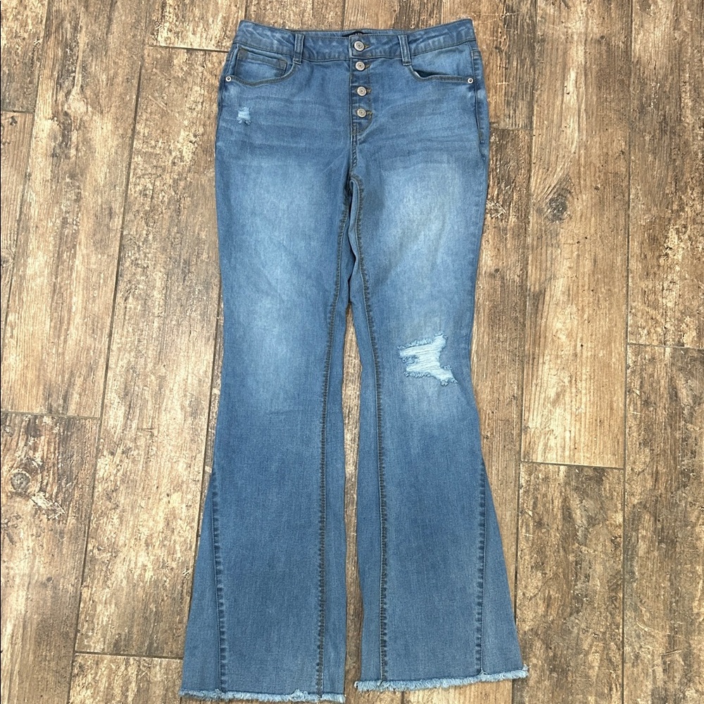 Girls Flared Jeans